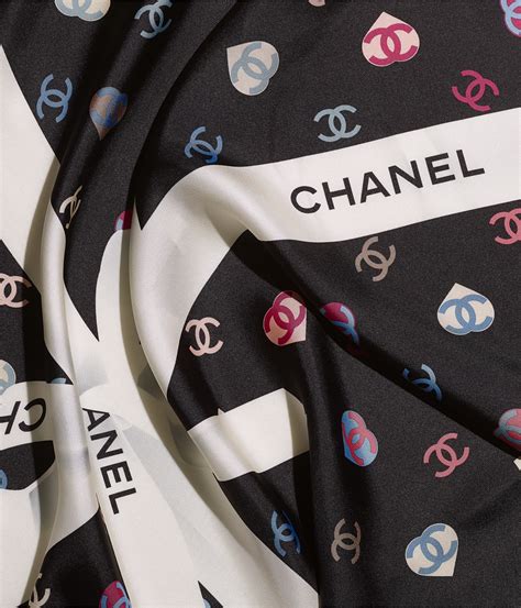 chanel silk twill square scarf price|Chanel scarf outlet.